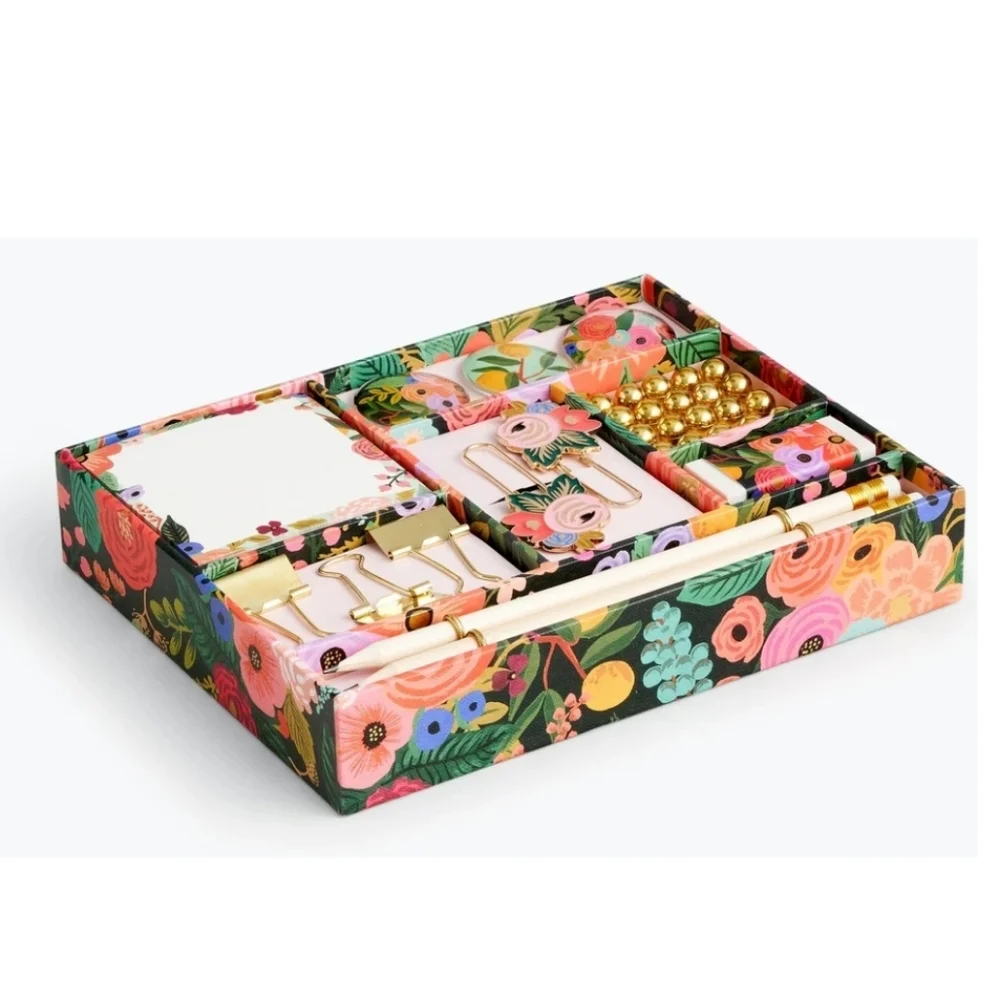 ♥️BUY 2 GET 1 FREE Paper Source Garden Party Office Kit, Retail $36.00 USD